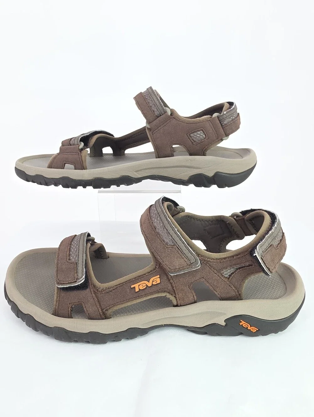 Teva Mens 11 Brown Sport Hiking Sandals Hook Loop Outdoor Trail Comfort 1002403